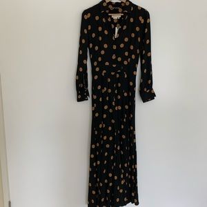 Anthropologie polka dot pantsuit, NWT